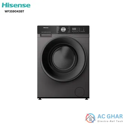 Hisense 9 Kg Titanium & Wifi Front Load Washing Machine